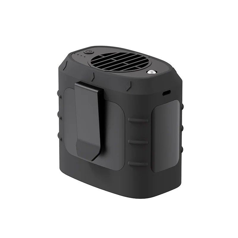 Nieuwe Multifunctionele Draagbare Nek Usb Opladen Outdoor Werk Bladloze Ventilator Taille Mini Fan