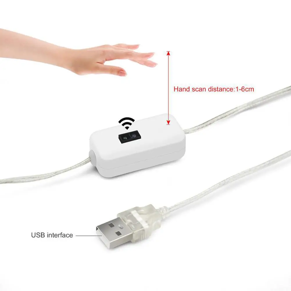 Dây Đèn Led Tay Quét Vẫy Cảm Biến Usb Tủ Đèn Đầu Giường Đèn Ngủ Cho Bếp Nhà Tắm Tủ Quần Áo Cầu Thang