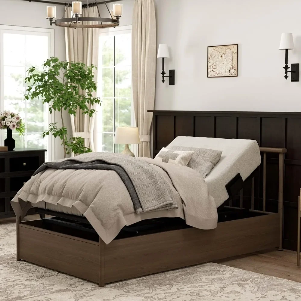 Adjustable Bed Frame Base,  Wireless, 5 Minutes Quick Assembly, Zero Clearance, Zero Gravity, Whisper Quiet Durable Motor