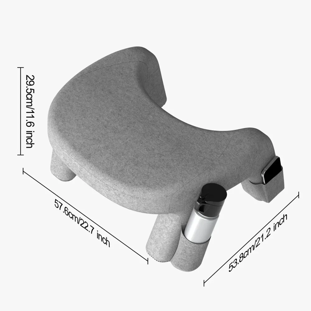 Versatile Gaming Pillow For Lap Reading Pillow Comfortable For Bed Memory Foam Bed Rest Pillow For Reading Working Playing Game