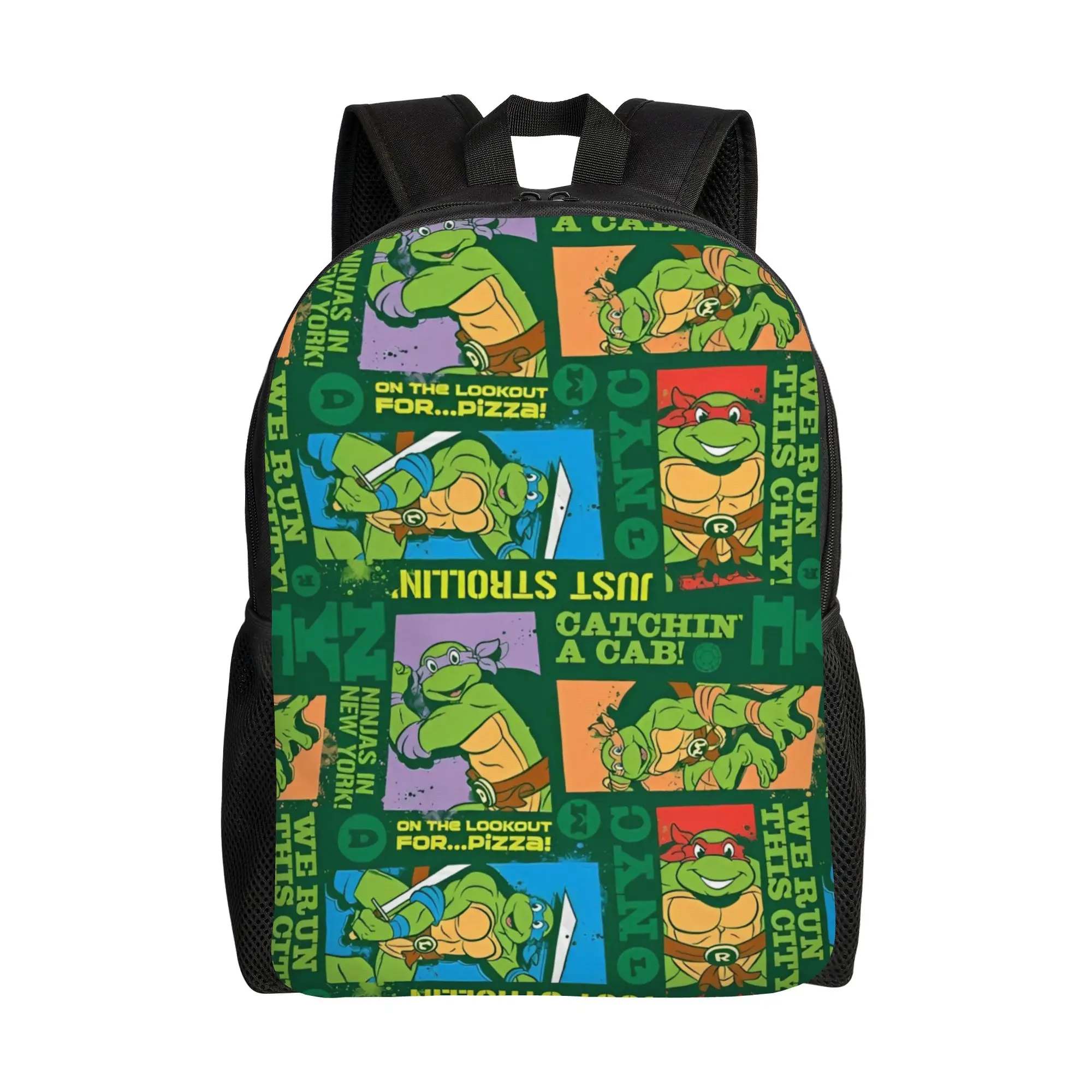 

Рюкзак TMNT for Pizza Teenage, прочный студенческий рюкзак для работы, для мужчин и женщин, холщовые сумки для колледжа