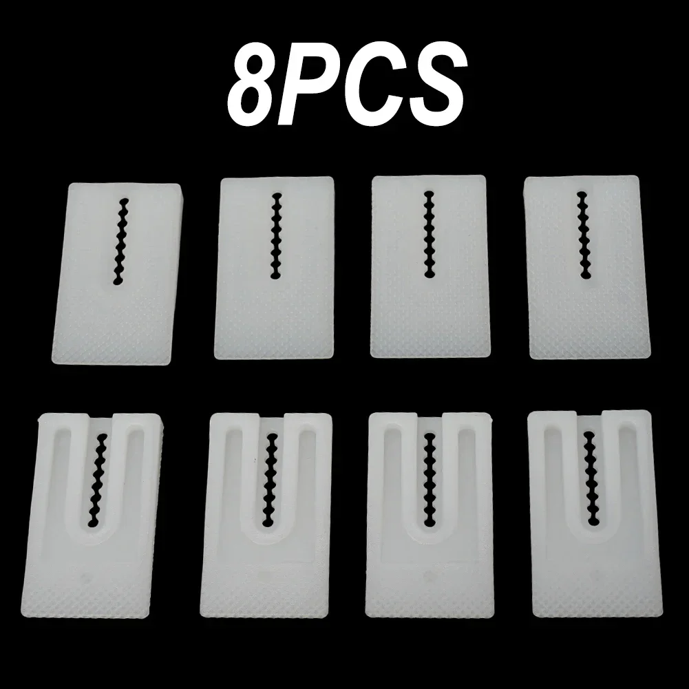 Wedge Gasket 8pcs Toilet Shims Multi-Purpose 49*29*6.5mm High-quality Soft Plastic For Furniture Cabinets Tables