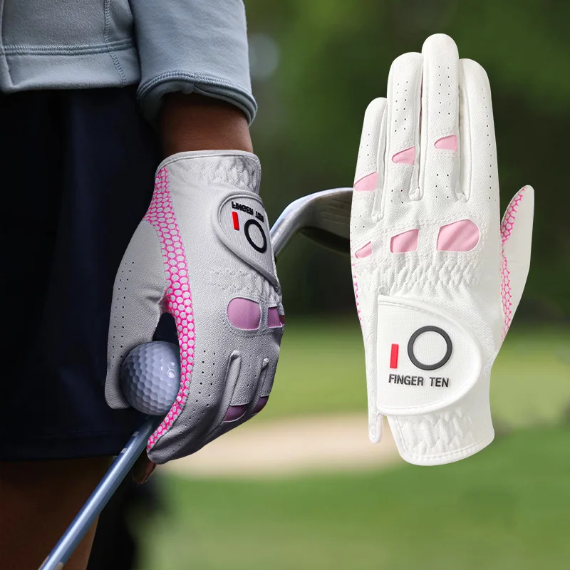 

Женские перчатки для гольфа на левую руку, 1 упаковка, перчатки для гольфа для женского гольфиста на левую руку, всепогодный захват, размер, маленький, средний, большой