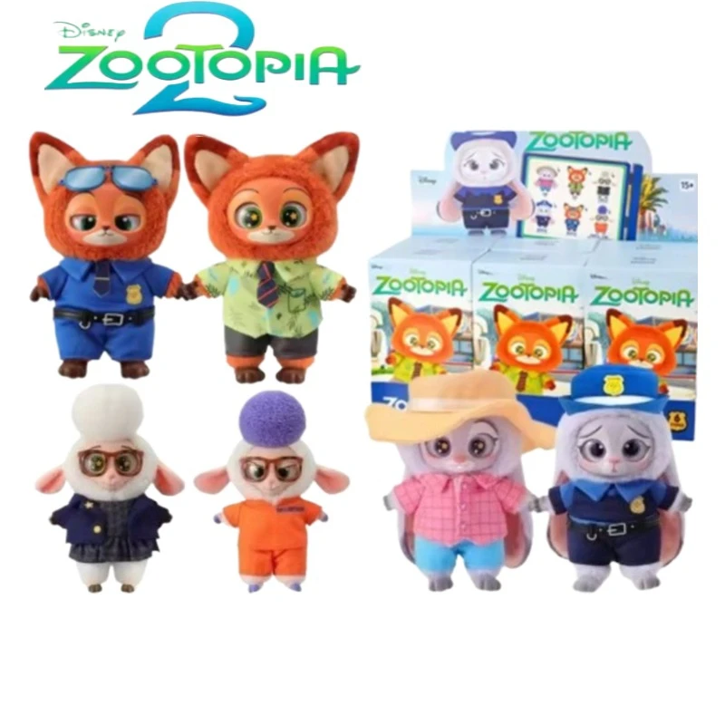 

! ! Новая виниловая серия Zootopia, слепая коробка, милый персонаж мультфильма, виниловая плюшевая сумка, подвеска, игрушка, кукла, тайный модный рождественский подарок