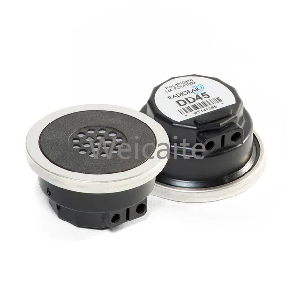 RadioEar DD45 Speaker used together with audiometer headphone HappyHearing Audiometer Headphone RadioEar DD45 Speaker