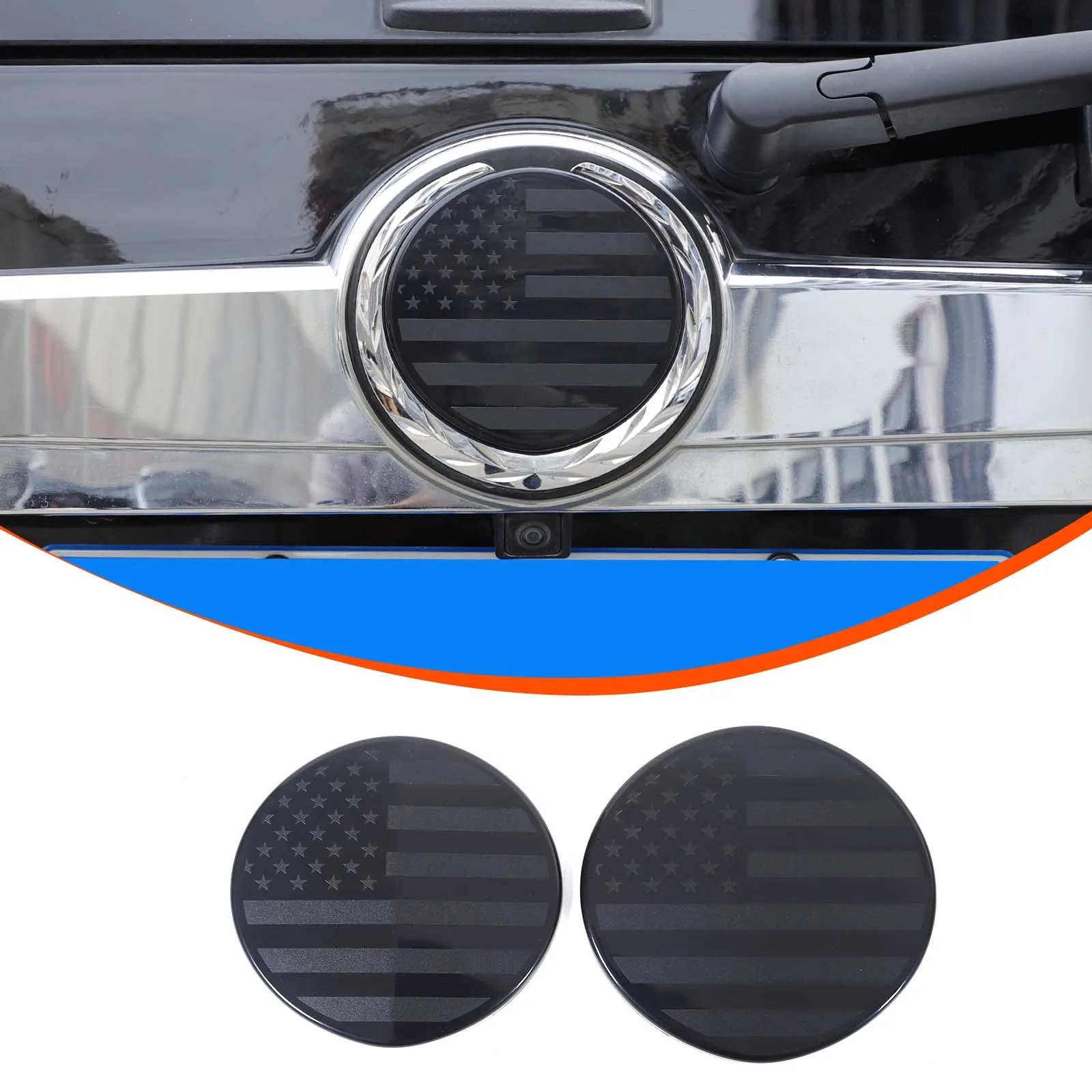 

Автомобильный передний капот, эмблема, логотип, задний багажник, значок для Cadillac Escalade 2007-2014, автомобильные аксессуары