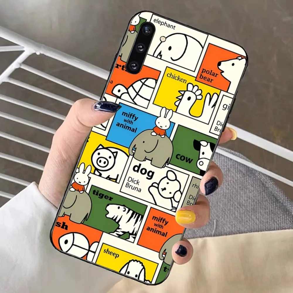 Cartoon Cute Rabbit M-Miffies per Samsung Note 8 9 10 20 pro plus lite M 10 11 20 30 21 31 51 A 21 22 42 02 03