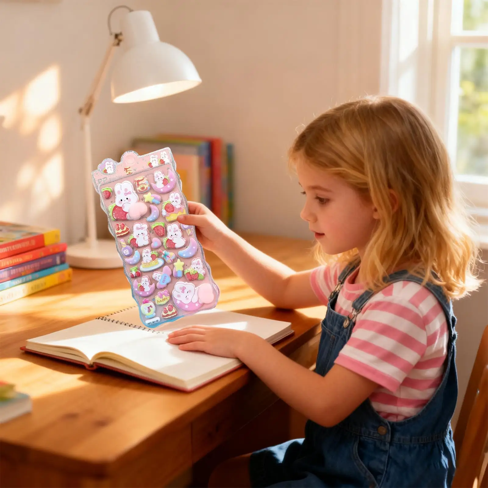 

Kids 3D Stickers Aesthetic Animal Decorative Stickers 2 Sheet Decorative Decals For Scrapbooking Phone Case Notebook Laptop