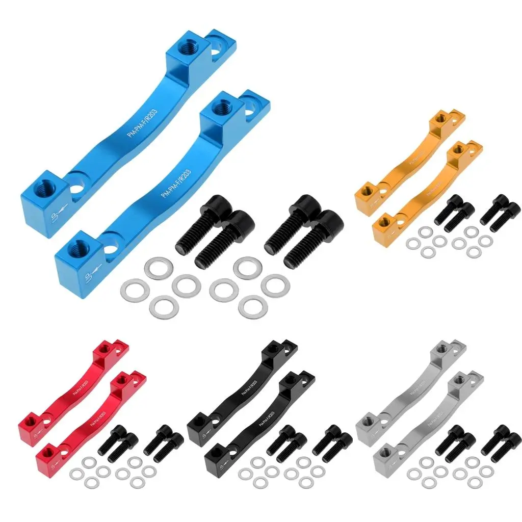 Bicycle Disc Brake Adapter PM to Post Mount a Column Front Fork Rear Frame Fit 2