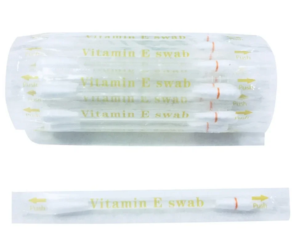 100pcs Vitamin E Oil Swab Teeth Whitening Use Before Teeth Whitening To Protect Lip and Gum From VE Swabs