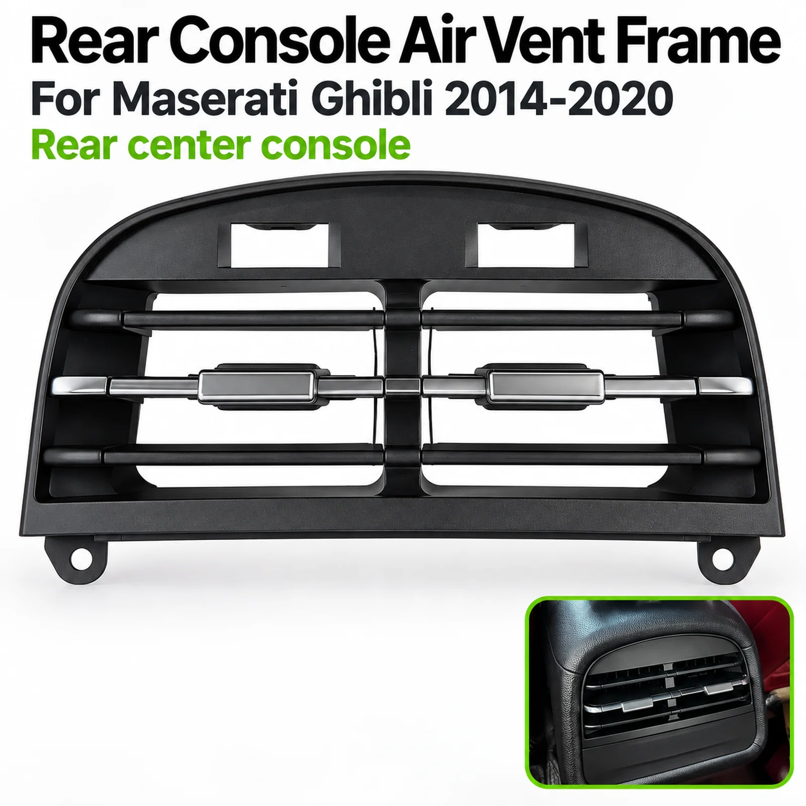 Rear Console Air Vent Frame For Maserati Ghibli 2014-2020 670021523