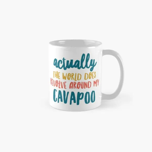 My Cavapoo Classic  Mug Design Image Coffee Drinkware Cup Tea Handle Round Gifts Simple Printed Photo Picture