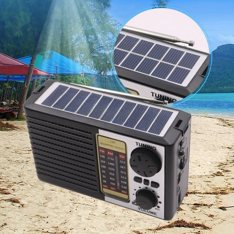 Multifunctional full-band card Bluetooth speaker Solar emergency radio