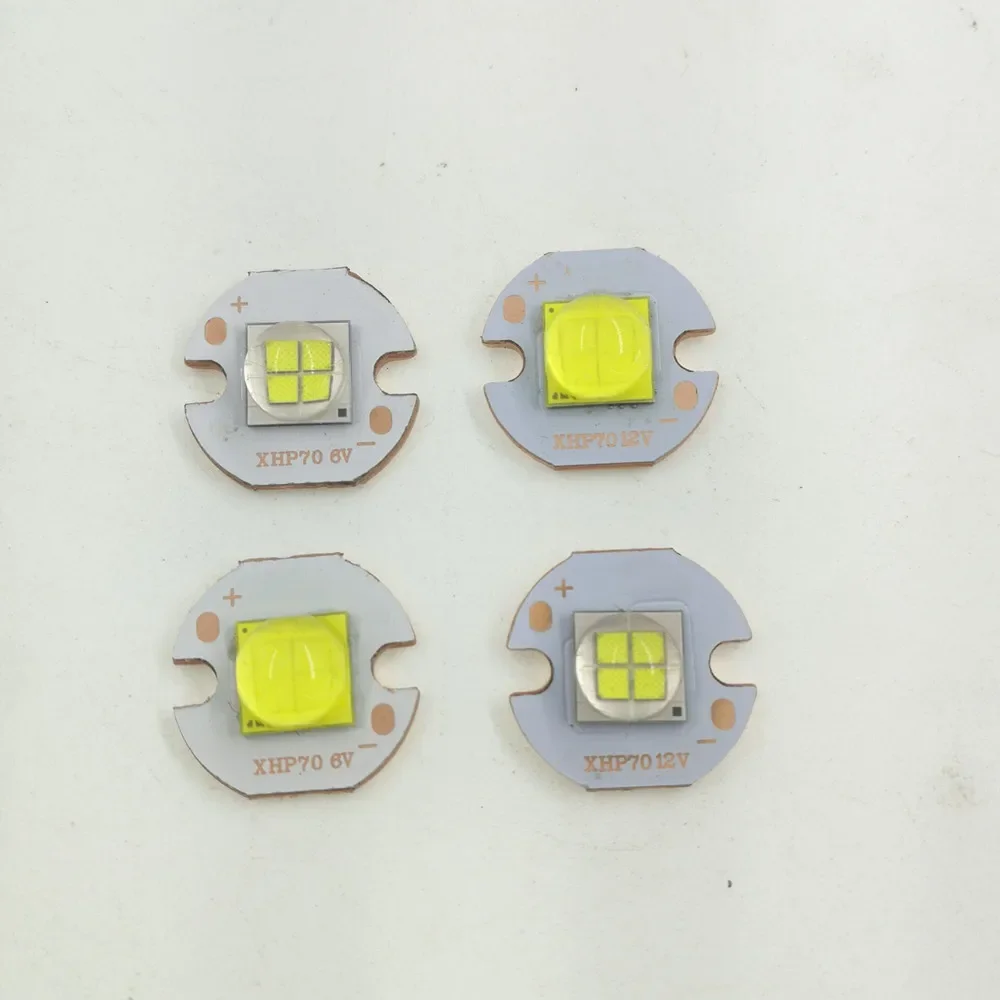 Imagem -02 - Chip Dixsg-led Luz Branca Brilhante Substitua Mkr Xhp70 e Xhp50 7070 20w 12v 6v 6500k