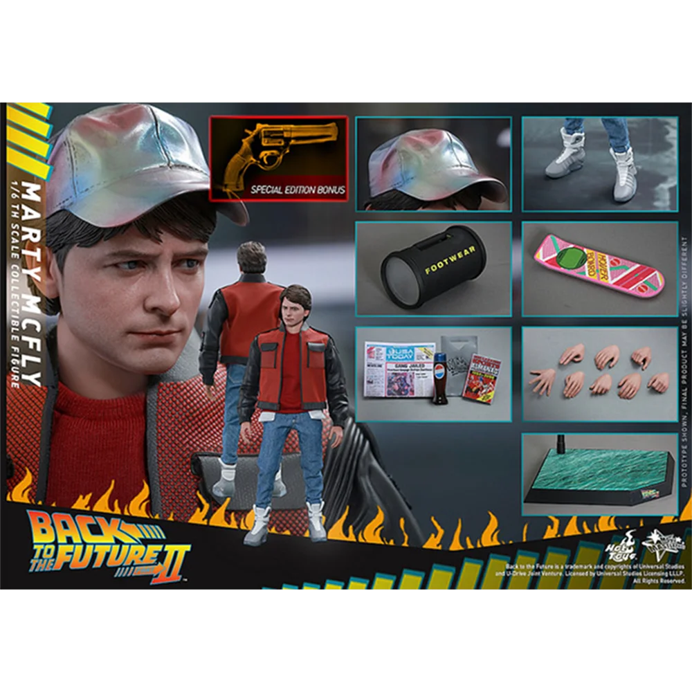 Revisión detallada del juguete coleccionable Hot Toys MMS379 Marty McFly de Regreso al Futuro II (1/6 escala, 28 cm)