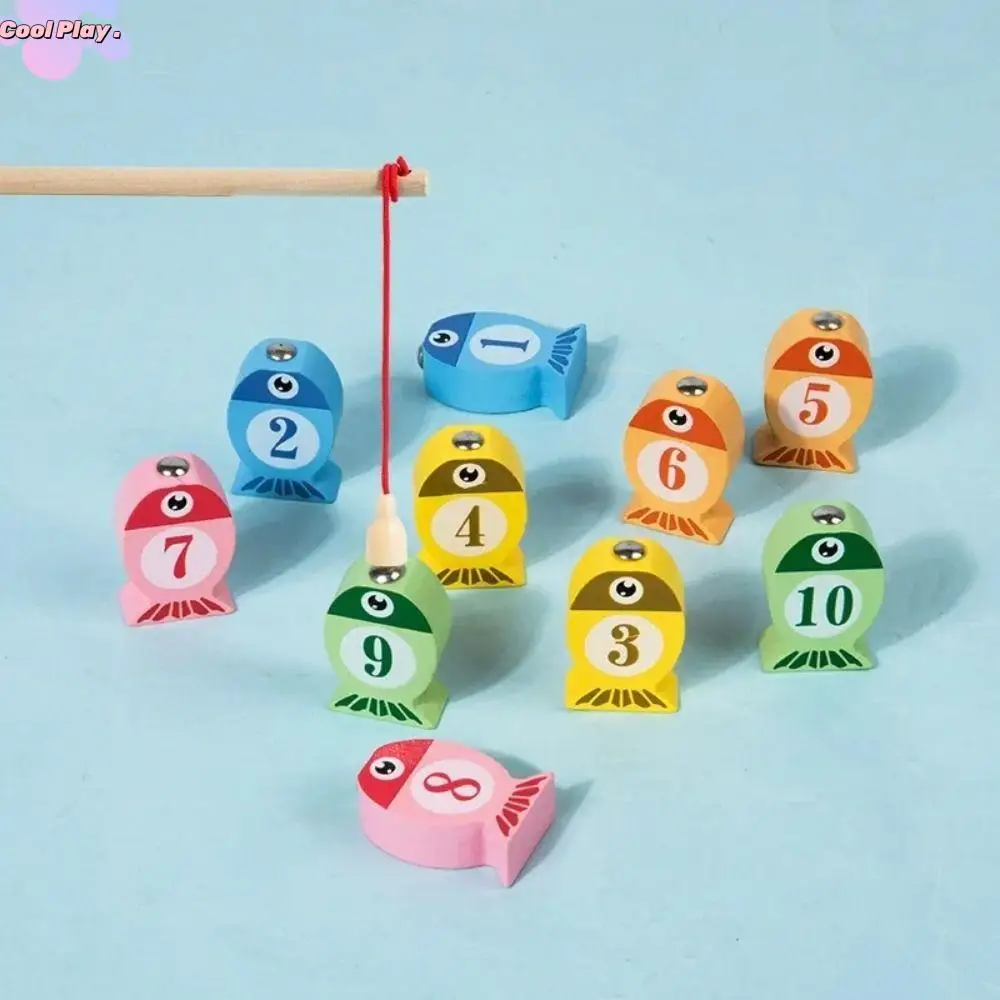 Oceaanvissen Magnetische visserij Speelset Zeeleven Figuur Cognitie Visspellen Magnetische cartoon Magnetisch visspeelgoed Cadeau