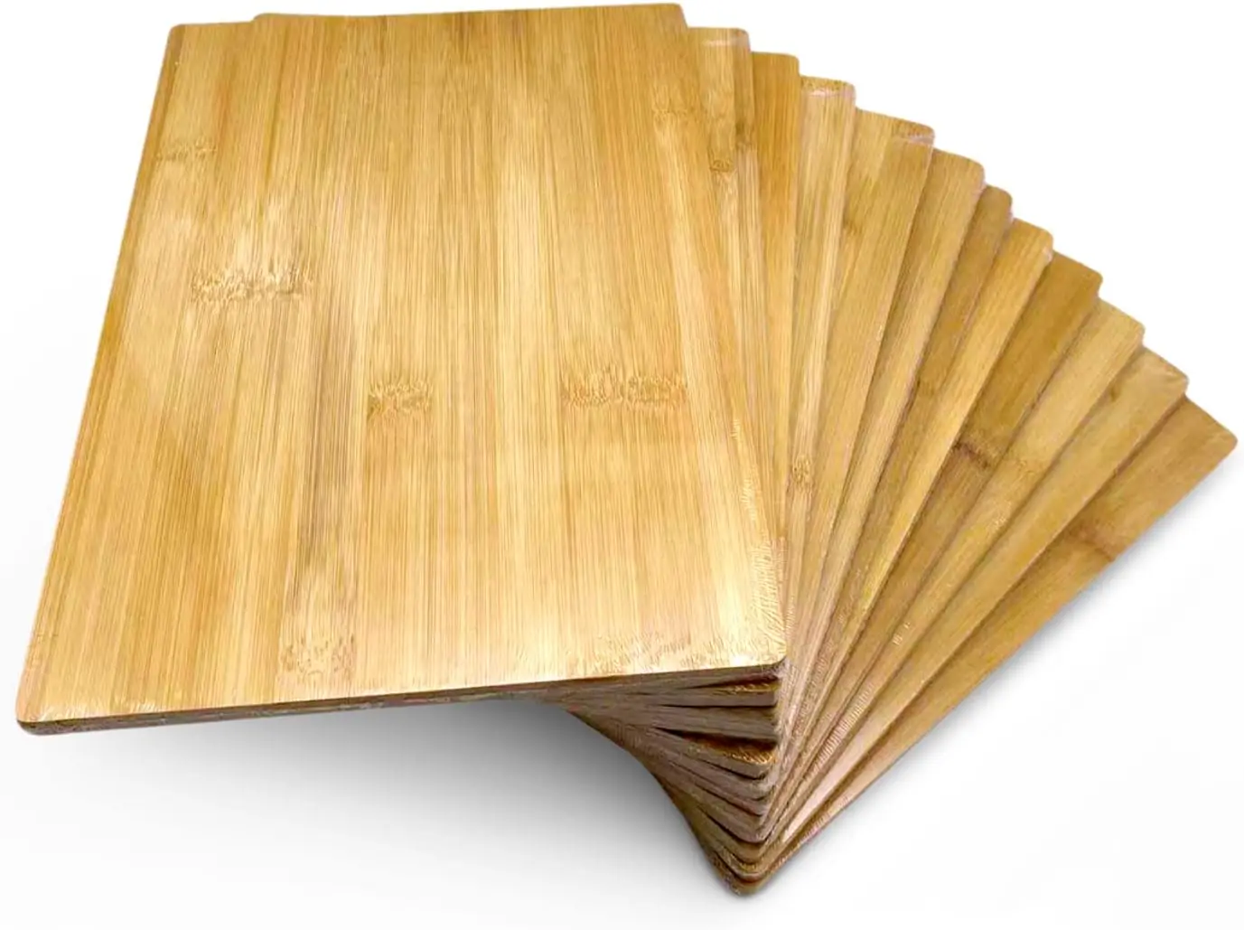 

Bulk Plain Bamboo Cutting Board (Set of 12) | For C omized, Personalized Engraving Purpose | Wholesale Premium Blank Ba