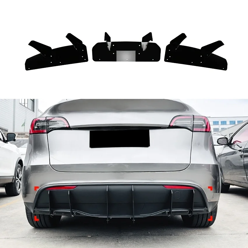 

Suitable for Tesla Model Y 2019+ Rear Lip Spoiler Rear Blade Wind Knife Car Sticker Modification
