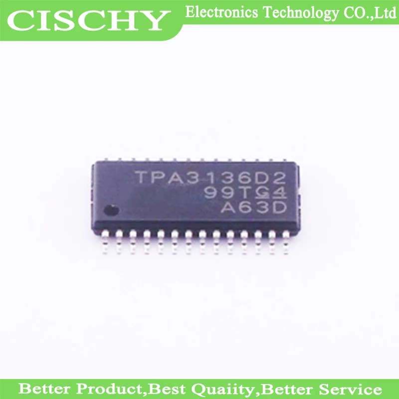 2pcs/lot TPA3136D2PWPR TPA3136D2 TPA3136 HTSSOP-28 In Stock