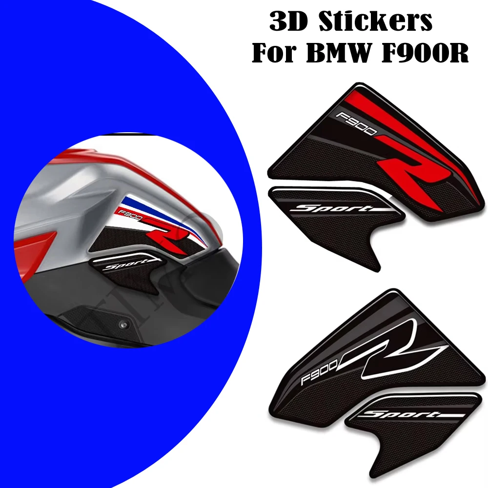 

Motorcycle 3D Stickers Decals Tank Pad Tankpad Gas Fuel Oil Kit Knee Protector For BMW F900R F900 F 900 R 2019 2020 2021 2022