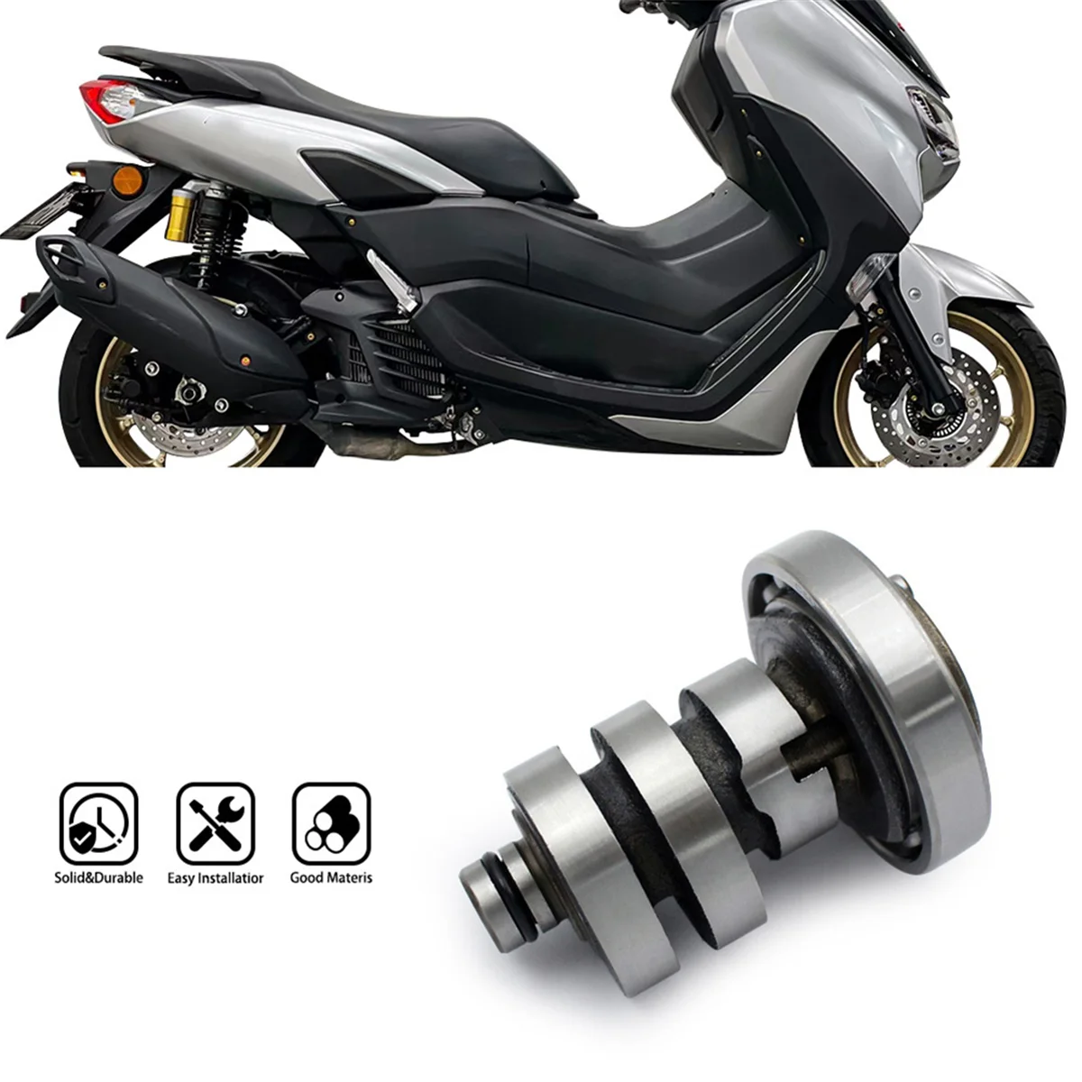 Motorcycle Camshaft Assembly B6HE217000 for Yamaha NMAX 155, Engine Camshaft Accessories -T45C