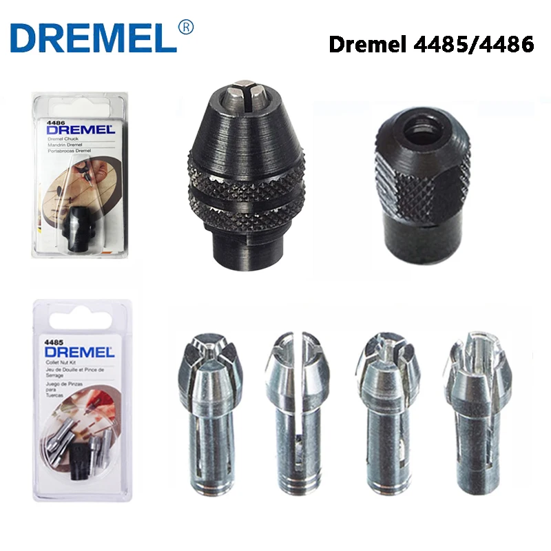 Dremel 4486 4485 Ferramentas Rotativas Mandril Universal Troca Rápida Broca para Dremel Série 3000 4000 7700 8200 8220 Moedor Elétrico
