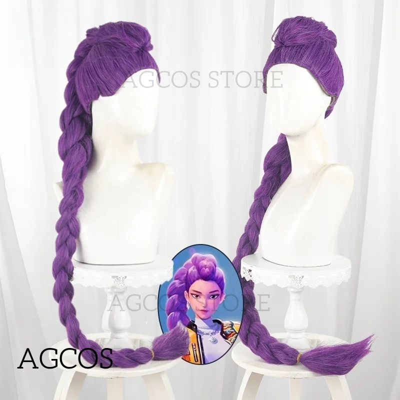 

AGCOS KPOP Demon Hunter Rumi Cosplay Wig Anime Cosplay Hair Rumi Wigs