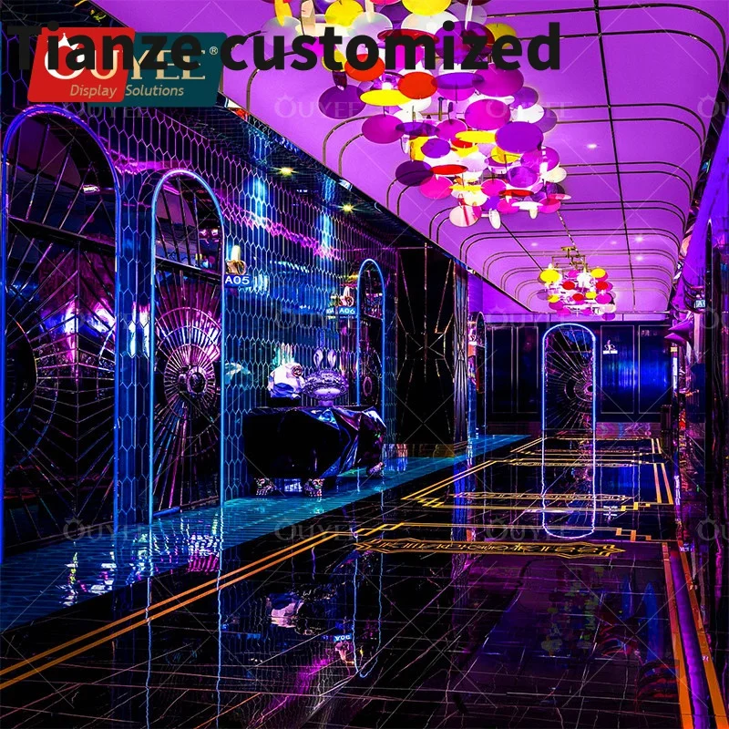 

Customized-Customized KTV Chair Table Cube Light Bar Counter Nightclub Event Led Furniture