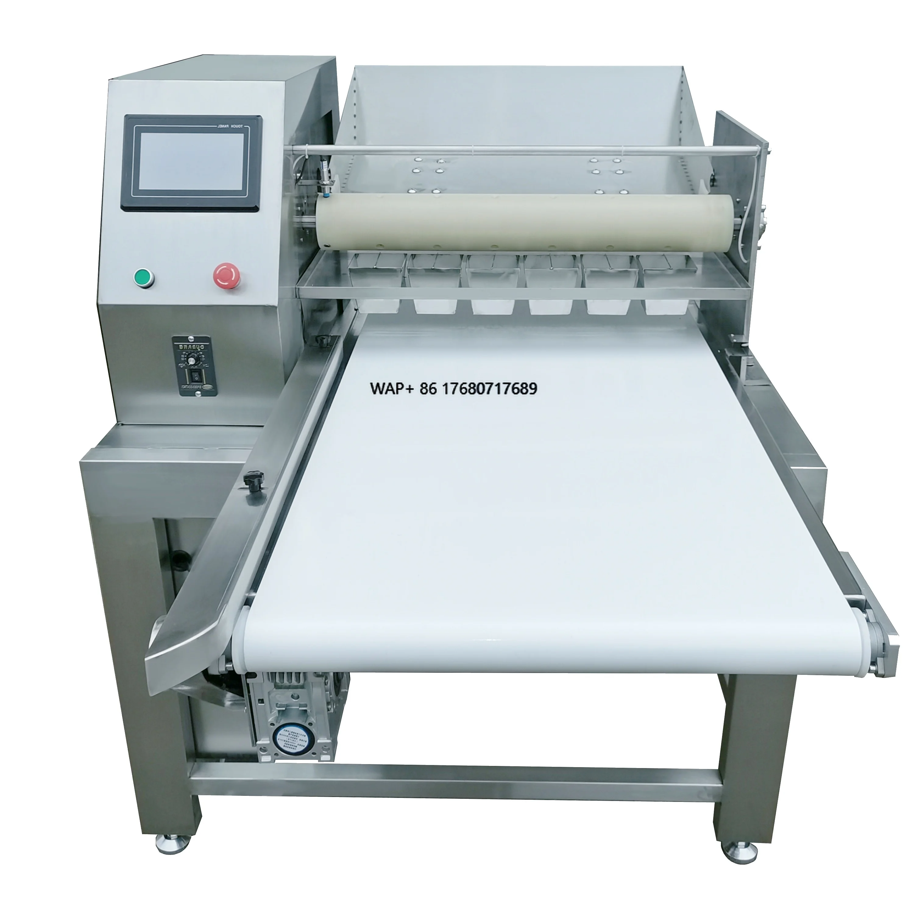 Пищевая фабрика использует машину количественного подачи мясной пасты из нержавеющей стали с регулируемым распылением