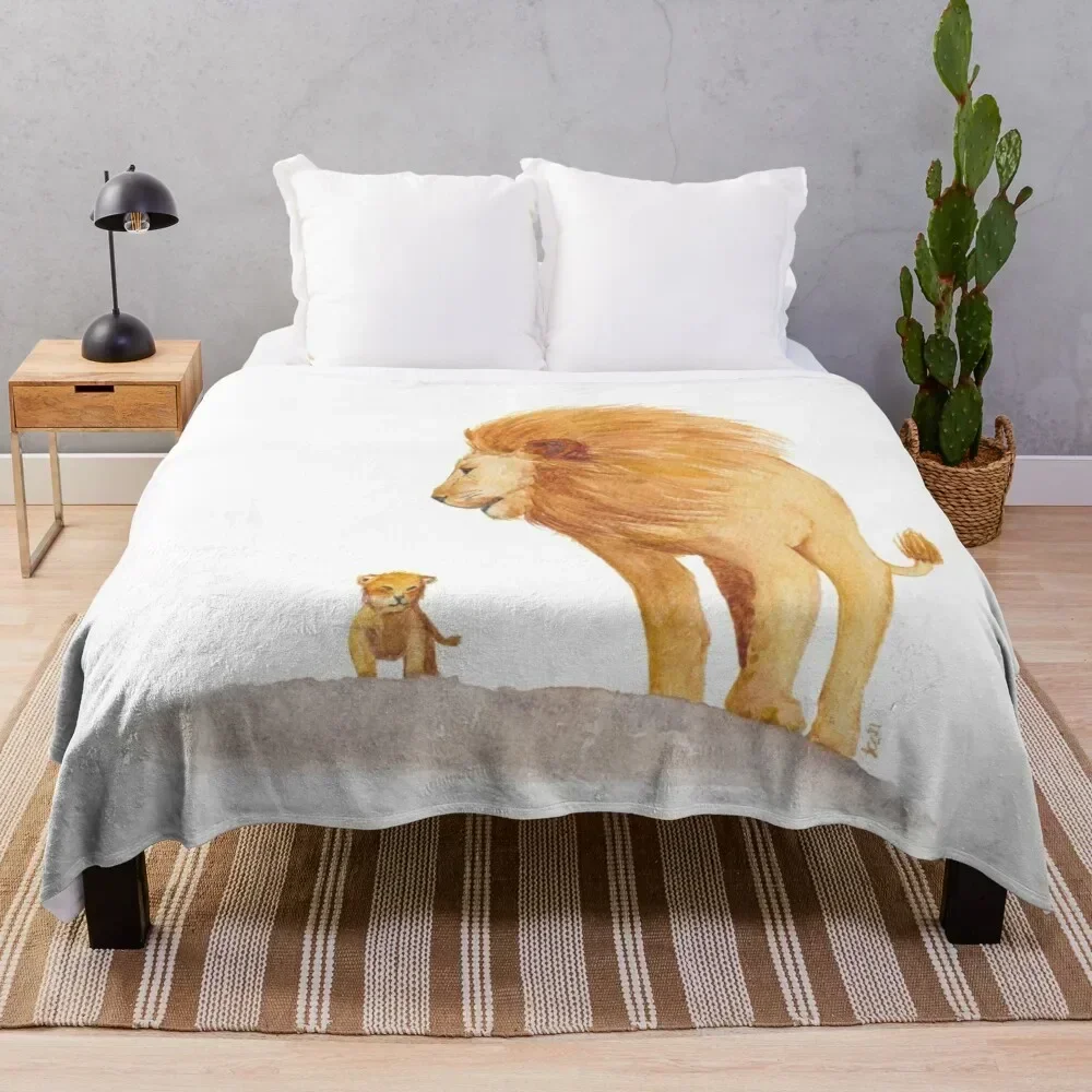 

Narnia Aslan Nursery Art Throw Blanket Camping Weighted Flannel Blankets