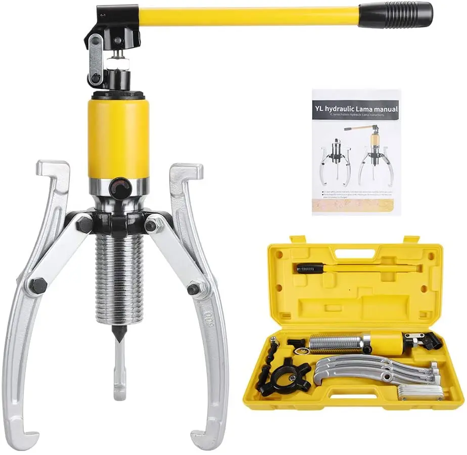 

Hydraulic Gear Puller Wheel Bearing Pulling Separaor Pump Adjusable Oil Ube Drawing Machine 3-in-1 Jaws Seel 5on