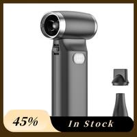 Handheld Turbo Jet Fan Desktop Fan 110000RPM Rechargeable Mini Office Fan Violent Fan 6000Mah 100 Wind Speeds D