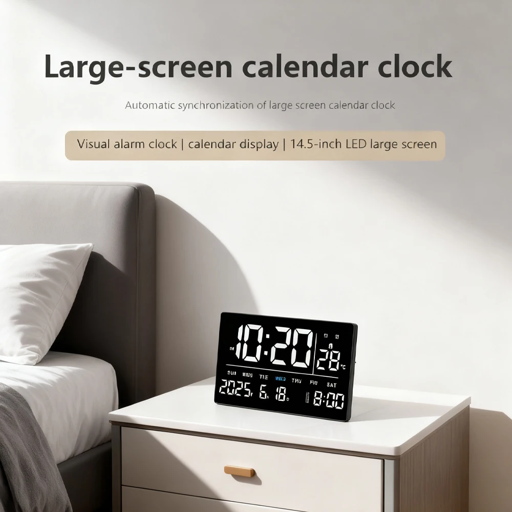 

Multifunctional and minimalist style LED digital clock