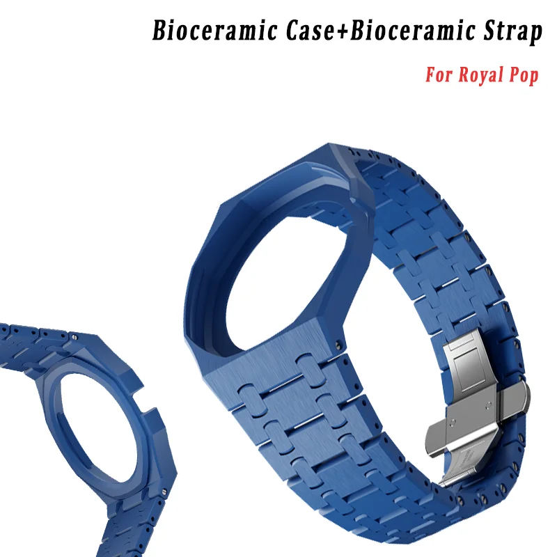 Luxury Modification Kit Ceramic Biomaterials Watch Case Strap Pocket Changer To Wristwatch For Royal POP