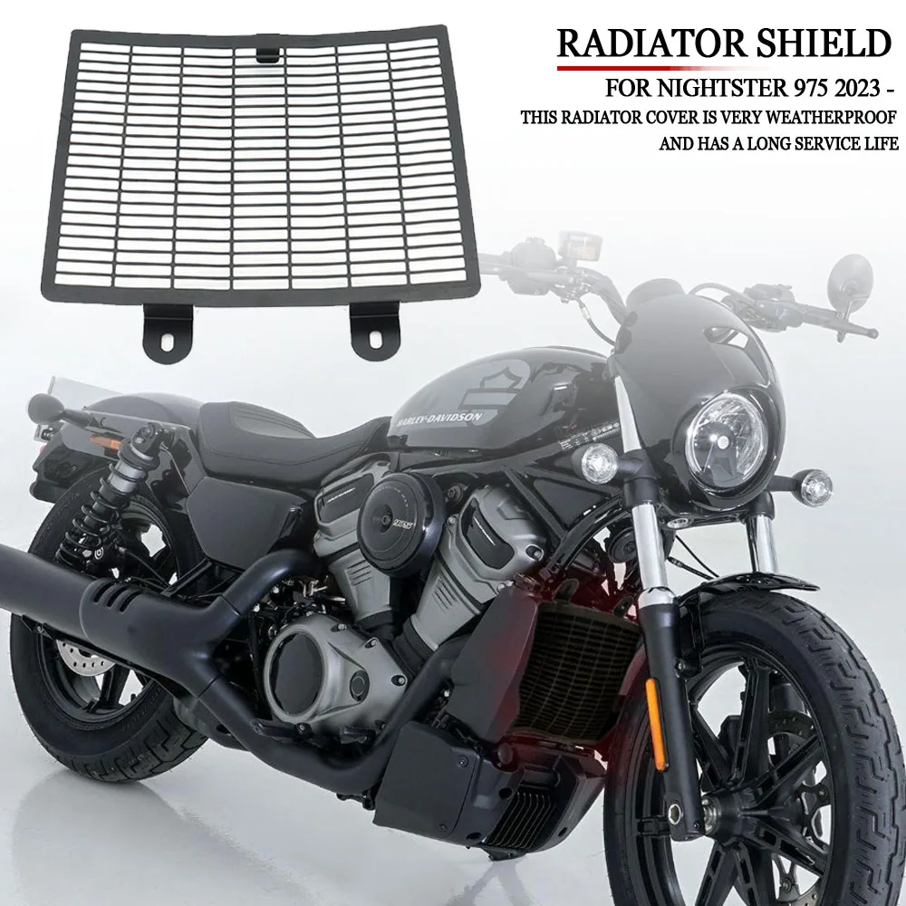 

2022 NEW Motorcycle Radiator Guard Aluminum Radiator Protector Cover Water Tank Shield FOR Harley Nightster 975 RH975 RH 975