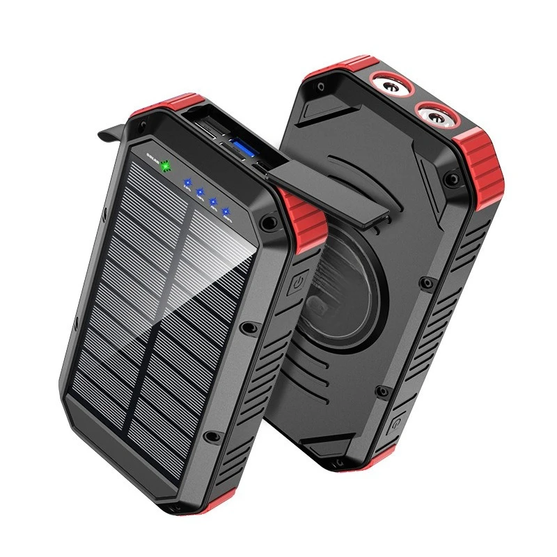 

Solar mobile power supply outdoor lighting 30000mAh 18W wireless bank