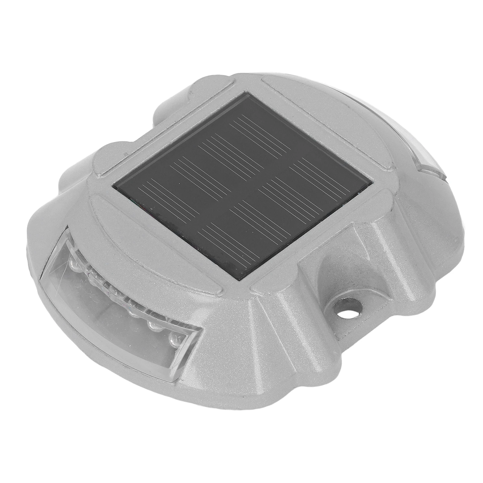

12LED Solar Driveway Deck Light IP68 Waterproof Solar Driveway Dock Lamp for Sidewalk Garden 600mAH Green Light