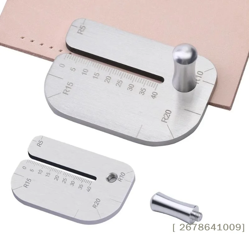 ⚑Leather Stitching Punch Aid Plate Leather Working Tools For Pull Up Prong Punch Stainless Steel Claw Punch Partner
