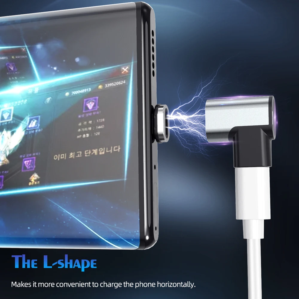 240W USB C to Type C Magnetic Adapter USB C Fast Charging Data Transfer Magnet Converter 8K Video Connector For Tablet Laptop