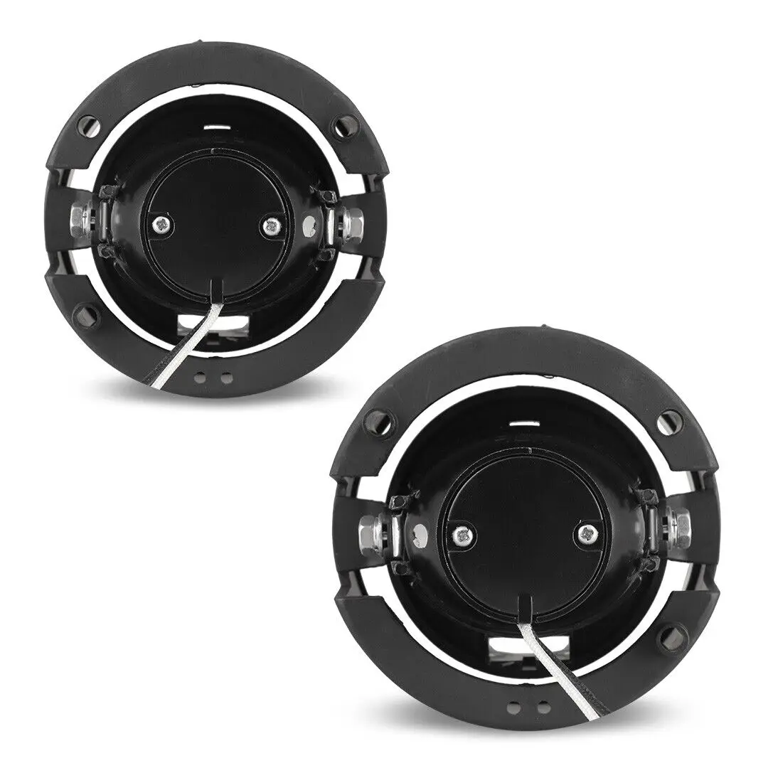 2 pcs for CHRYSLER 300 300C ASPEN DODGE DAKOTA DURANGO JEEP COMMANDER GRAND CARAVAN Halo Projector Fog Light lamps front driving view 4