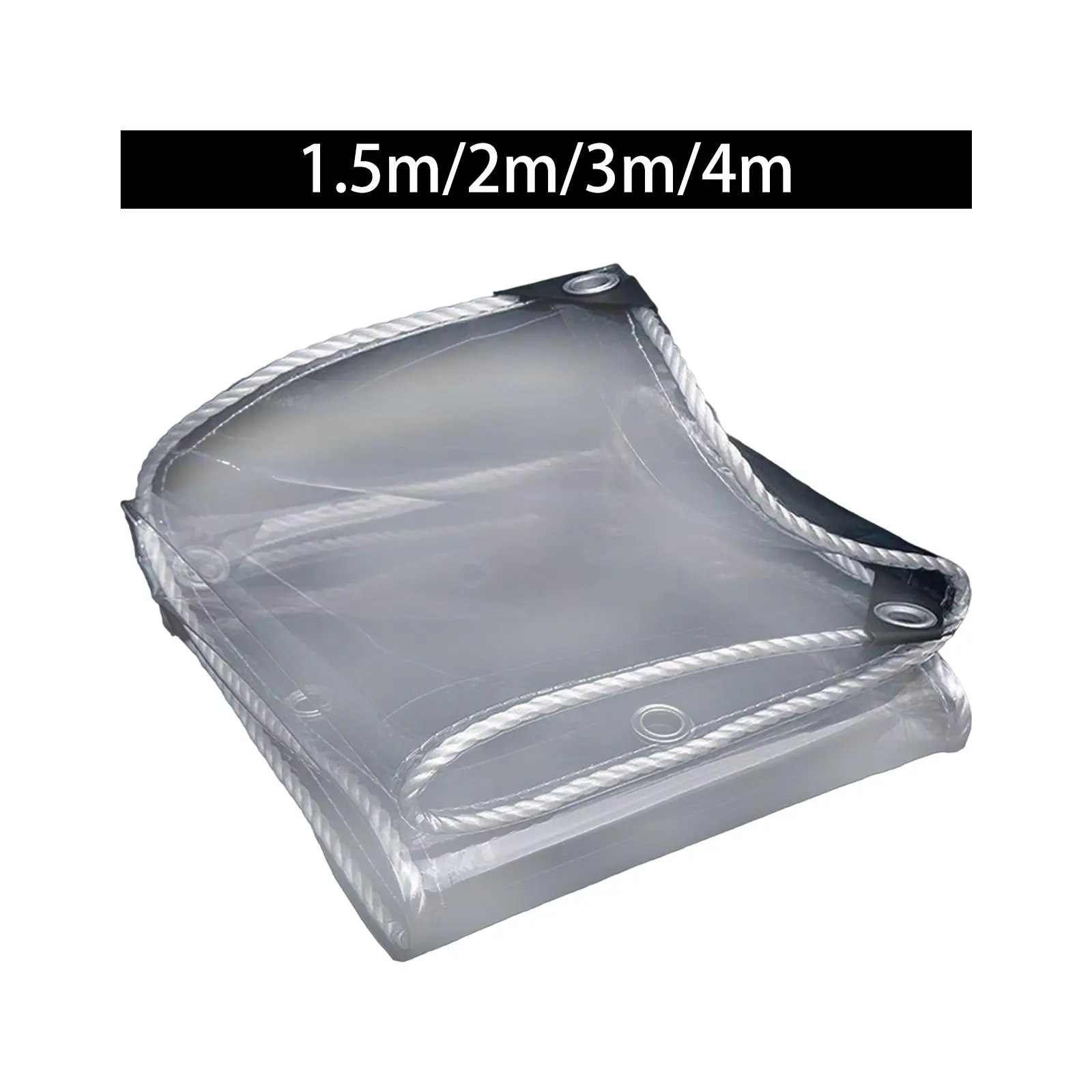 Waterproof Clear Tarp Anti Oil Stain Outdoor Camping Tent Duty Heavy Tear