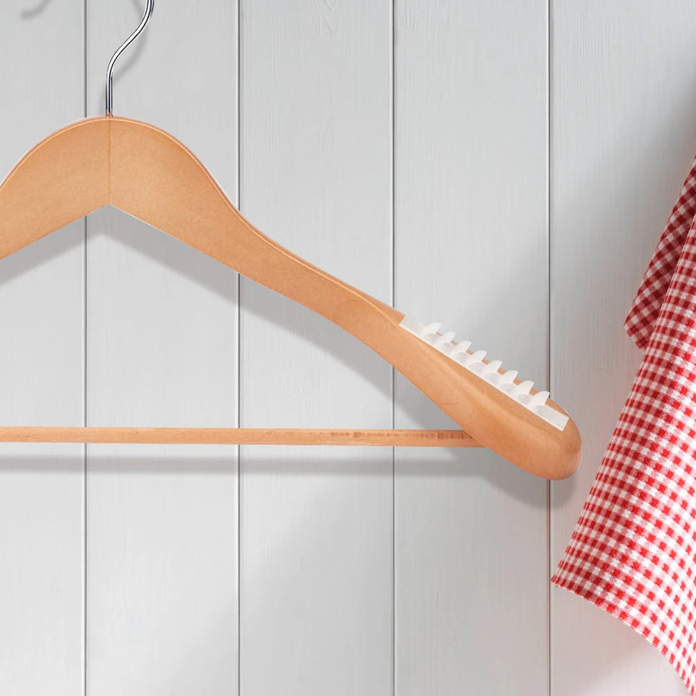 

100Pcs Anti-Slip Silicone Strips for Hangers Clothing Protection Non-Skid Gripper Tape Wardrobe Closet Home Storage Accessories