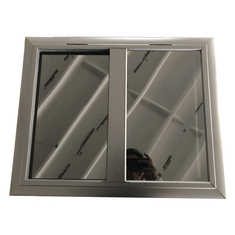 

Summer Special Price Aluminum Alloy Double Acrylic Right Angle Caravan Trailer RV Sliding Window Custom Sizes