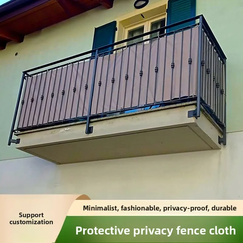 야외 천 펜스 발코니 마당 난간 차양 천 방수포 펜스 천 방수포