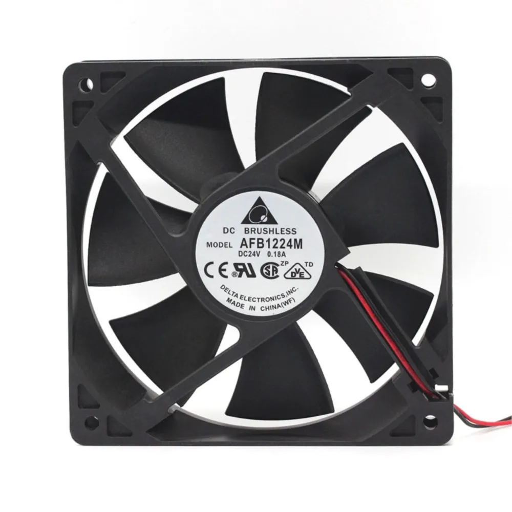 For Delta AFB1224M 12025 120mm 12cm DC 24V 0.18A 12CM/cm Converter Cooling Fan