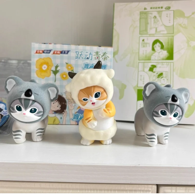 

Оригинальный Miniso Mofusand Series, подарок-сюрприз для вечеринки, слепая коробка, плюшевая кукла, пушистая вечеринка, серия, аниме, милый кот, подарок на день рождения