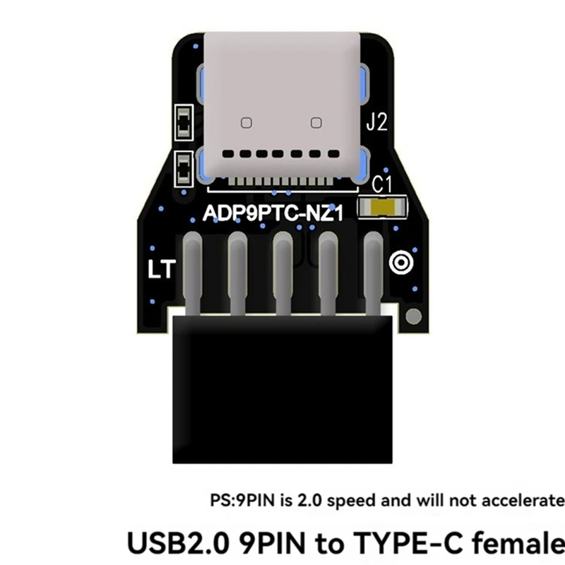 Módulo de Expansão, Adaptador USB 2.0, 20 a 9 pinos