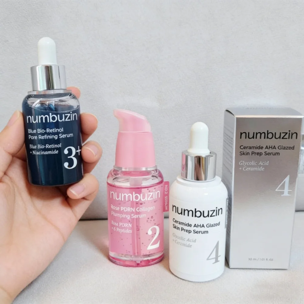 no4-ceramida-aha-soro-de-preparacao-de-pele-vitrificada-acido-glicolico-reparacao-profunda-afinar-poros-no3-azul-bio-retinol-soro-de-refinacao-de-poros