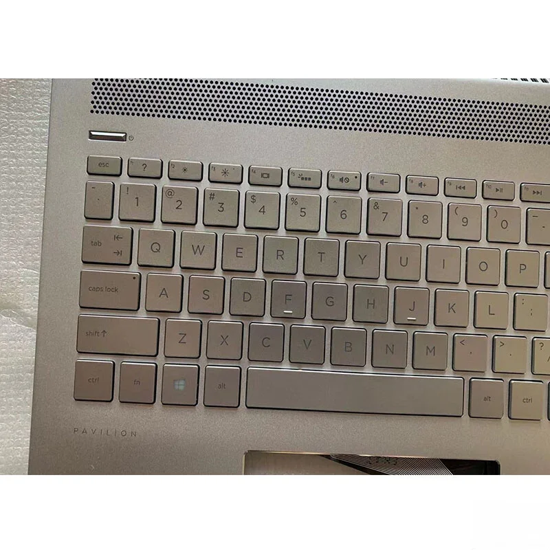 OEM Replacement  Palmrest For HP Pavilion 15-CC TPN-Q191 Silver C Shell W/ Keyboard 928951-001