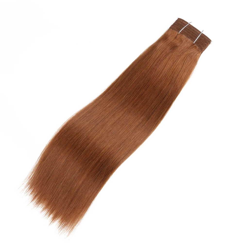 Mèches Brésiliennes Naturelles Remy à Double Proximité, Cheveux Lisses, Noir Foncé 1B, Blond 30 #4 #